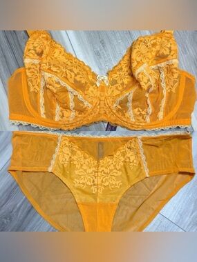 Lace Underwire Bra/panty set